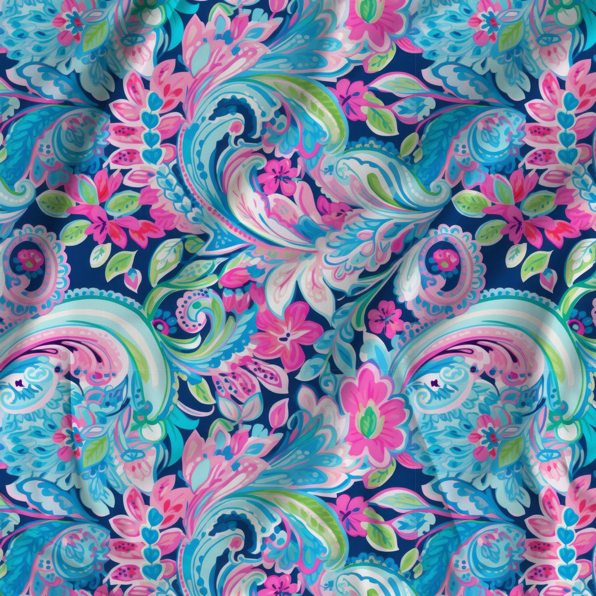 Neon Paisley